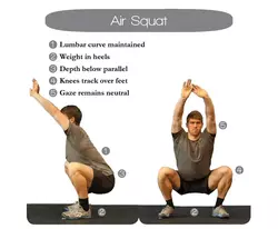 4 Air Squats